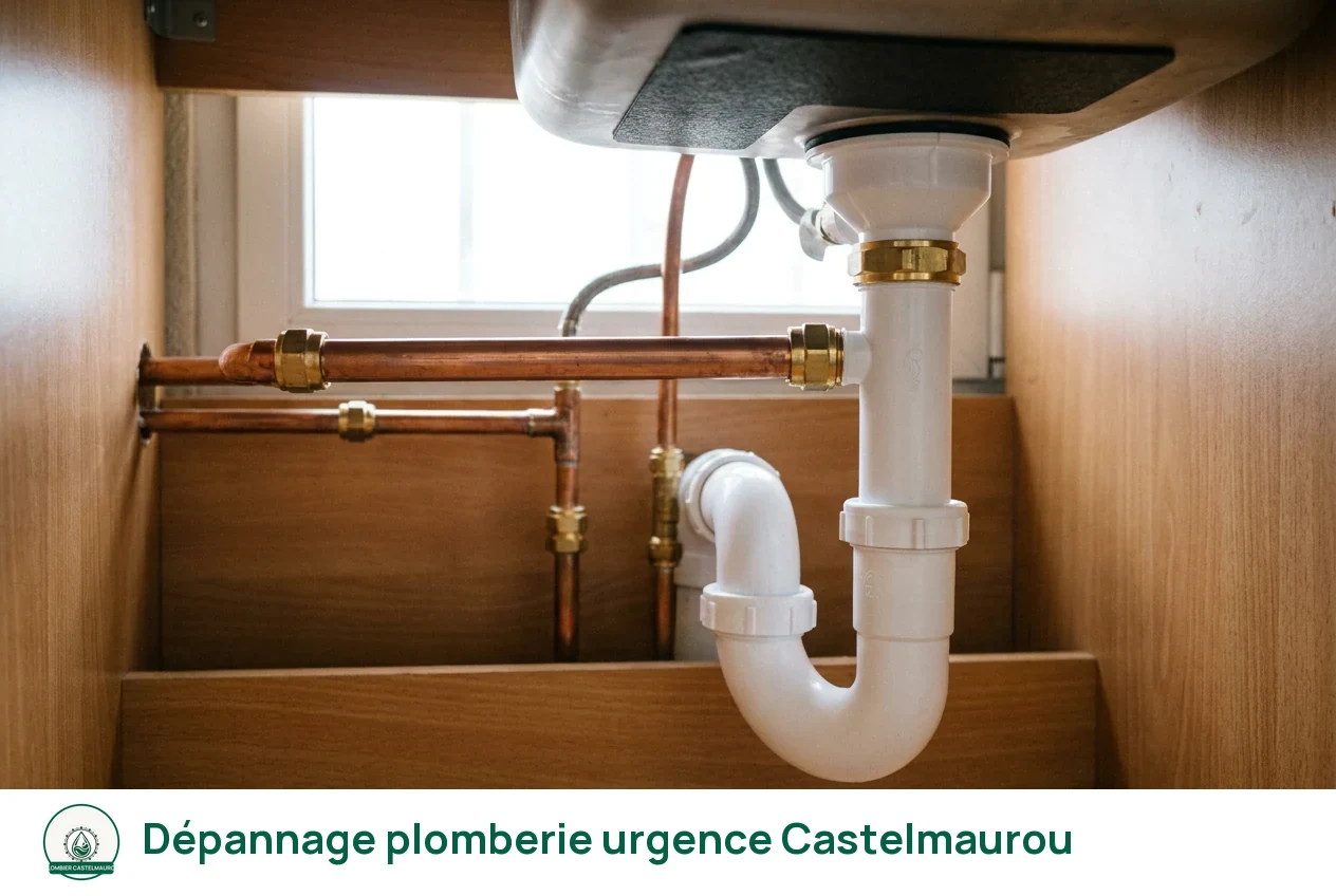 Dépannage plomberie urgence à Castelmaurou