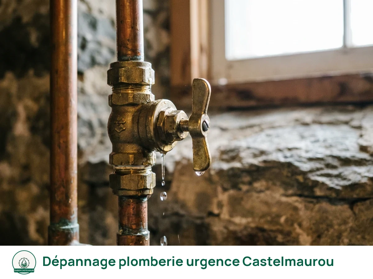 Dépannage plomberie urgence à Castelmaurou