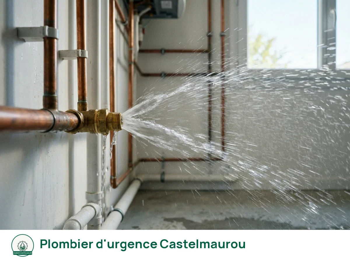 Plombier d'urgence à Castelmaurou