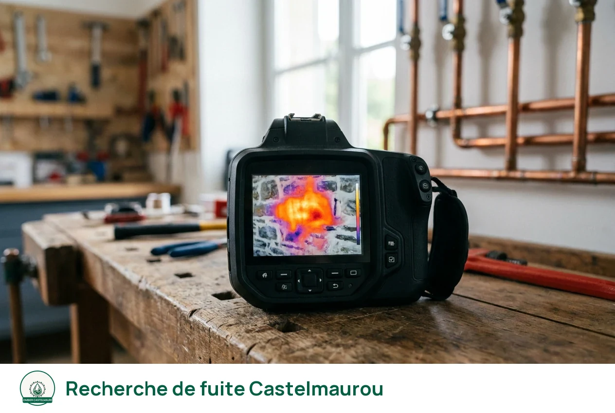 Recherche de fuite à Castelmaurou