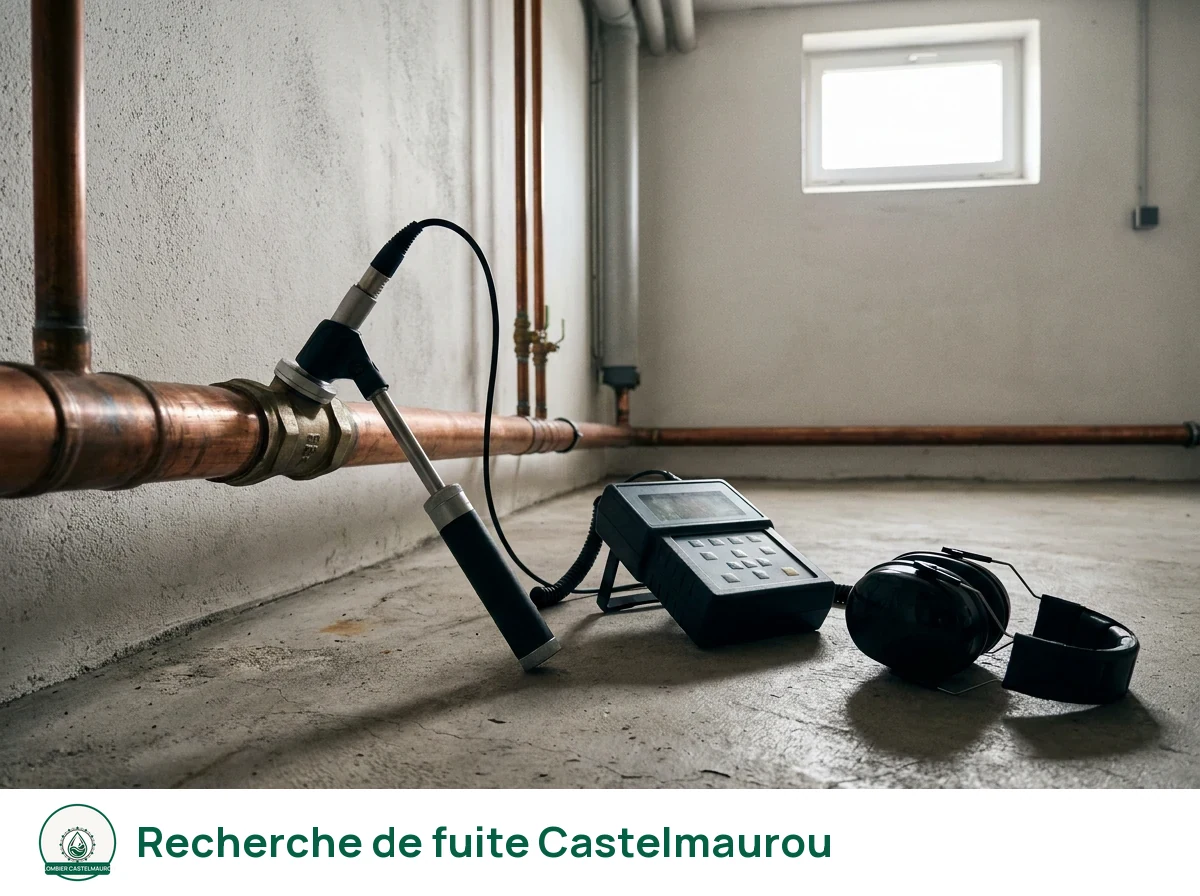 Recherche de fuite à Castelmaurou