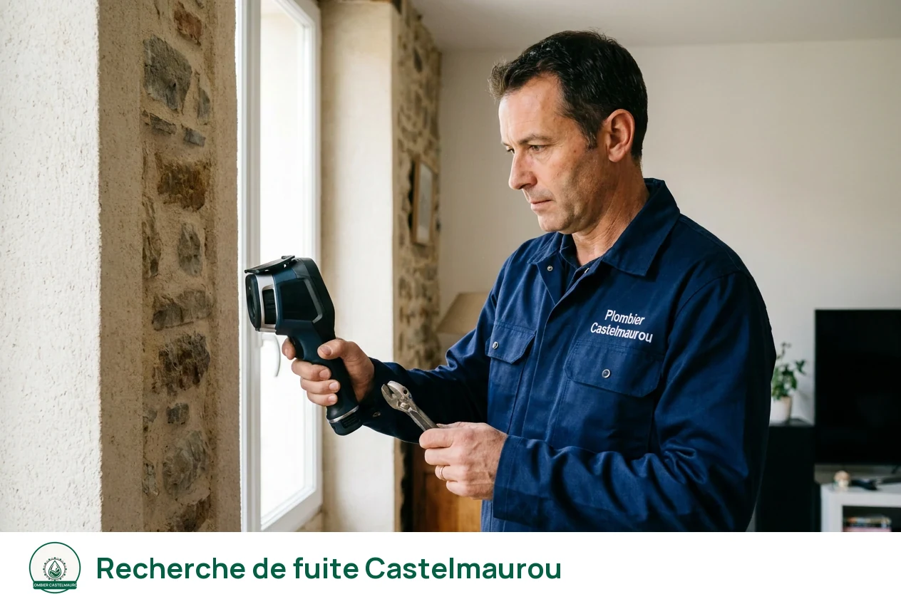Recherche de fuite à Castelmaurou