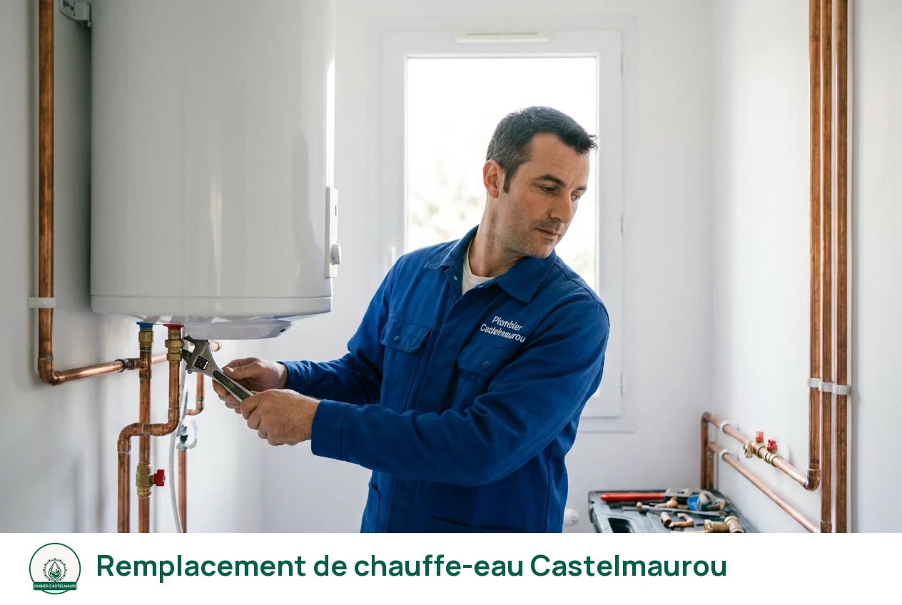 Remplacement de chauffe-eau à Castelmaurou