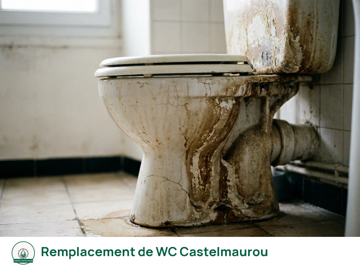 Remplacement de WC à Castelmaurou