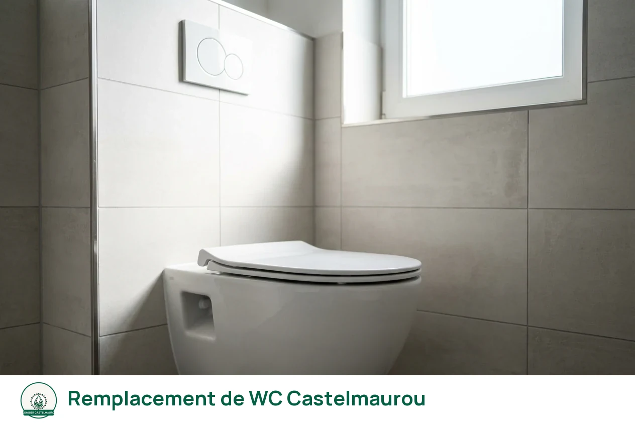 Remplacement de WC à Castelmaurou