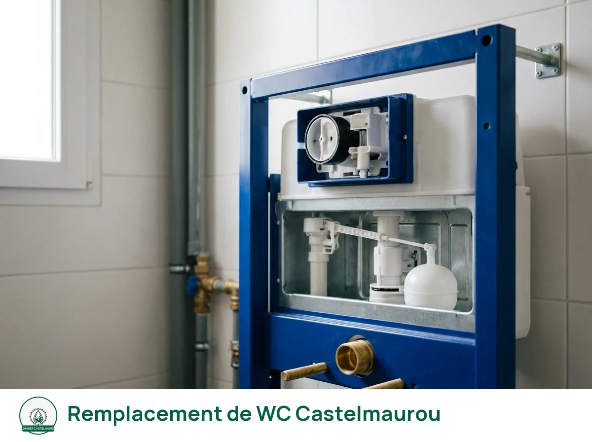 Remplacement de WC à Castelmaurou