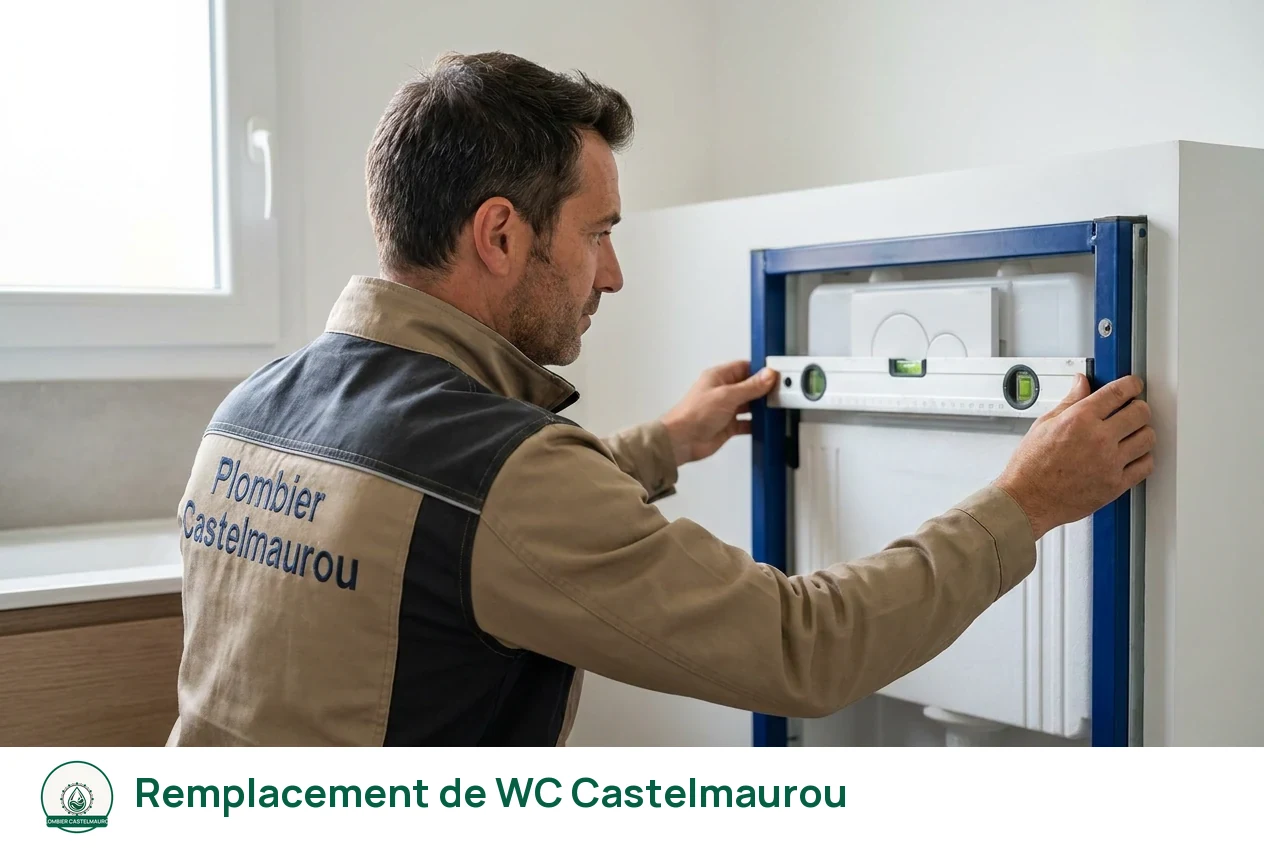 Remplacement de WC à Castelmaurou